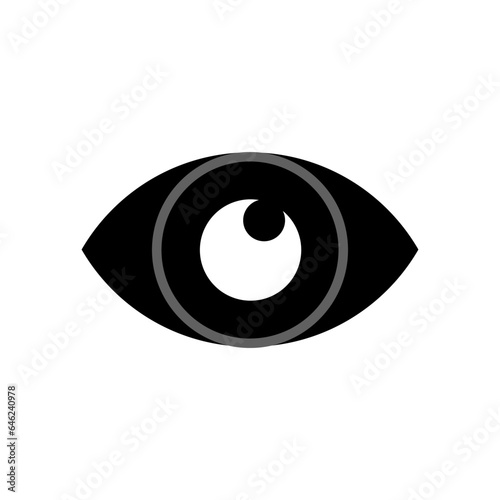 Eye Icon. See, Watch. Surveillance, Insight Symbol - Vector
