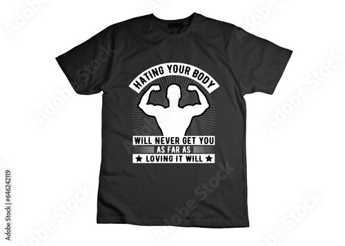 Gym t shirt design