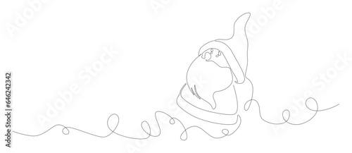 Weihnachtsmann aus einer Linie