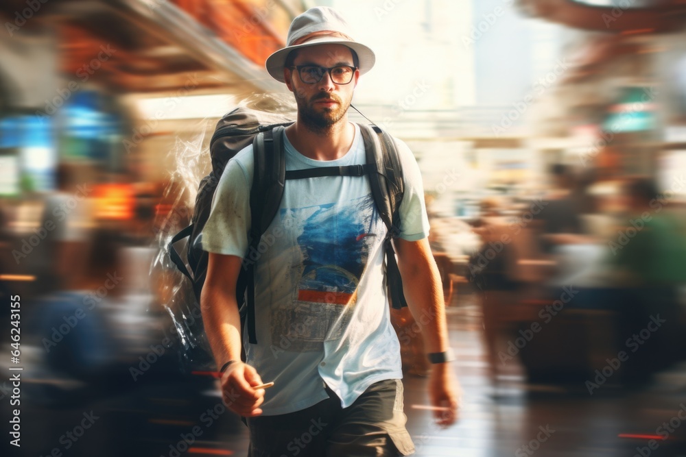 Digital nomad concept background Digital nomad concept background