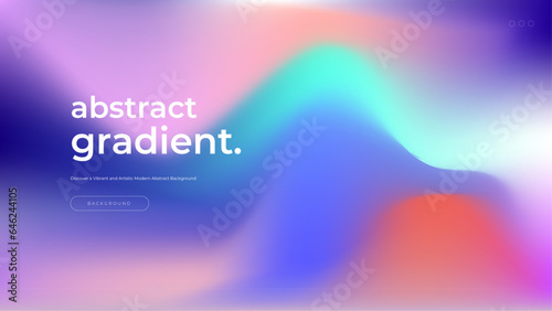 Abstract background colorful gradient vector