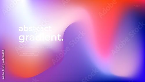 Vector abstract colorful blend gradient background