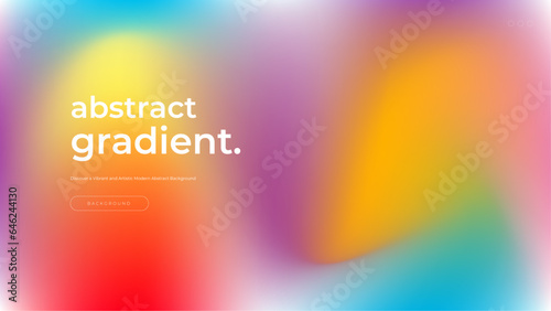 Vector abstract colorful blend gradient background