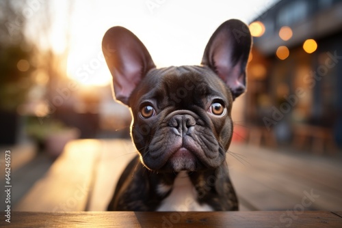 Cute french bulldog  © kramynina