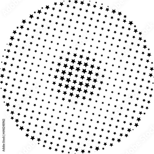 Circle Halftone Illustration Vector