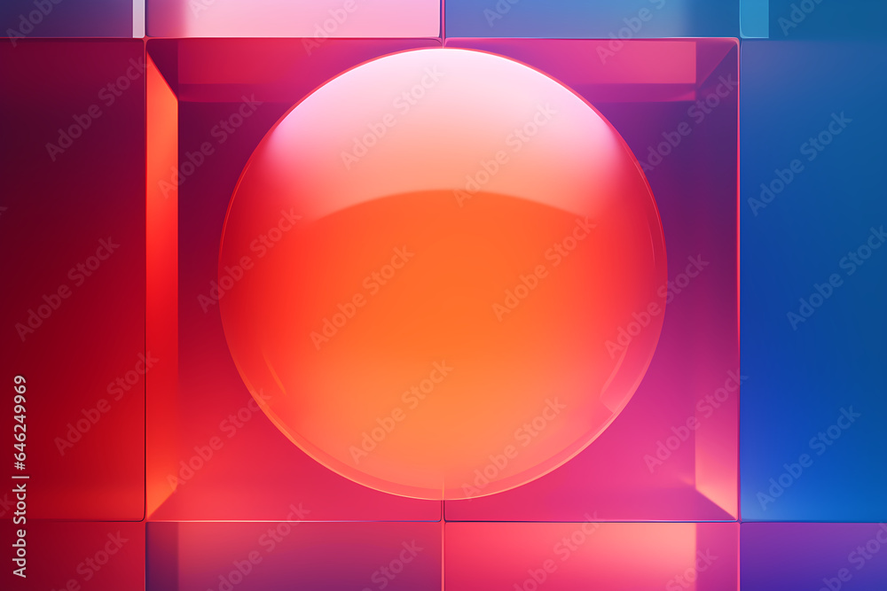 background with a yellow ball pattern in the middle of the squares background with a yellow ball pattern in the middle of the squares