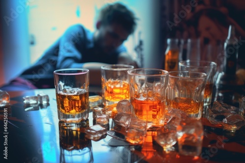 Hangover concept background