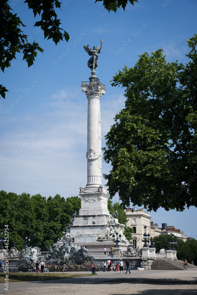 The Girdondin Monument in the French city of Bordeaux