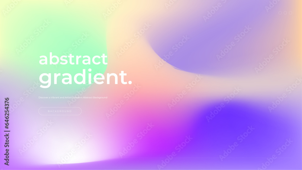 Trendy gradient background colorful abstract