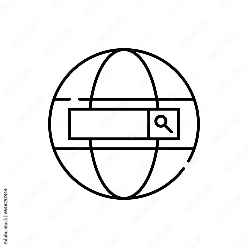 Online cyber security icon with black outline. online, technology, internet, digital, concept, store, business. Vector illustration Online cyber security icon with black outline. online, technology, internet, digital, concept, store, business. Vector illustration