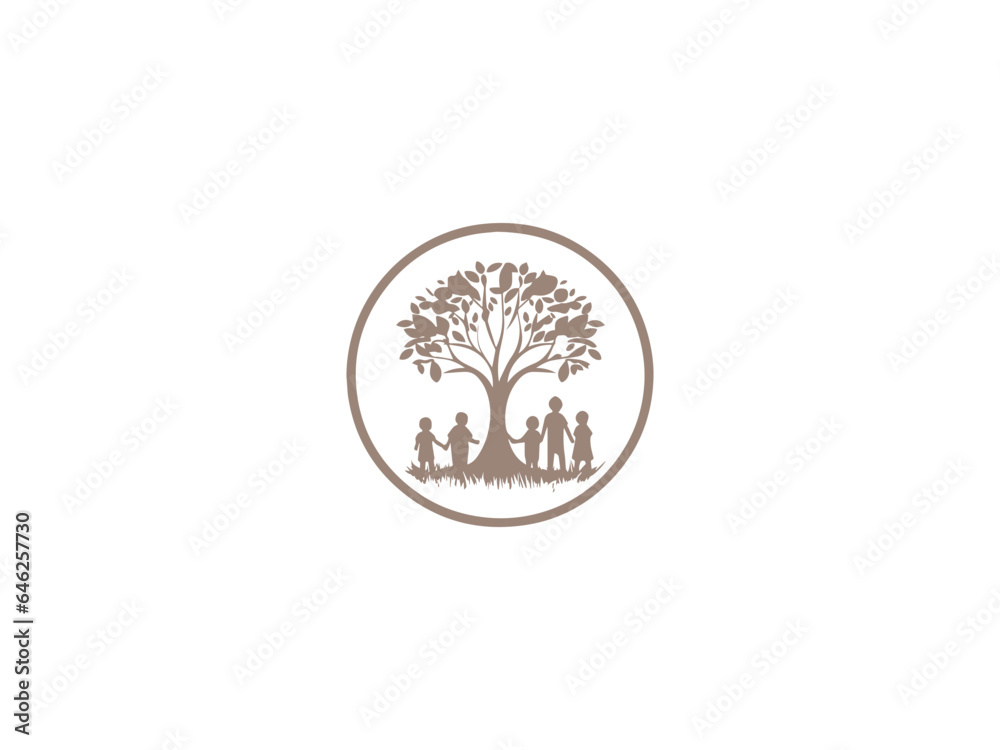 Obraz premium Premium child and children's logo design vector, vector and illustration,