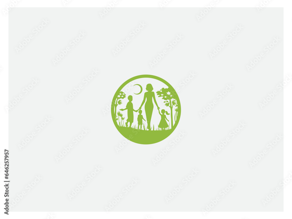 Premium child and children's logo design vector, vector and illustration, Premium child and children's logo design vector, vector and illustration,