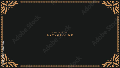 Simple luxury background with ethnic elements