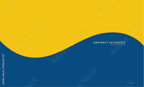 Curve Background, creative of space design and futuristic perspective design. Two tone background, Abstract art wallpaper. Vector illustration.