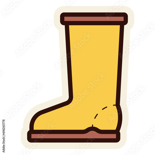 rain boot sticker