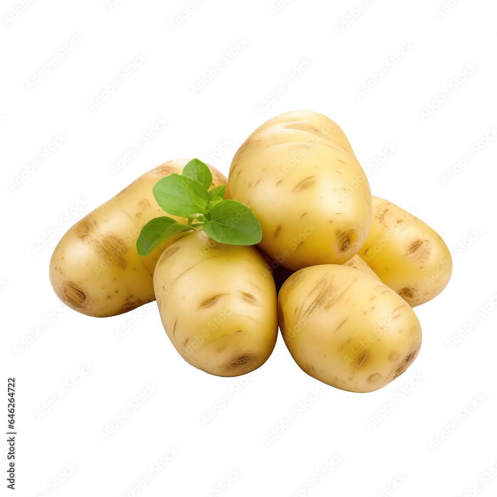 fresh potatoes isolated or white background fresh potatoes isolated or white background