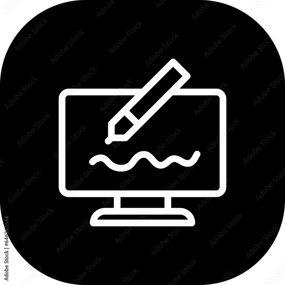 Digital signature cyber security icon with black filled line outline style. signature, digital, pen, sign, online, business, agreement. Vector Illustration Digital signature cyber security icon with black filled line outline style. signature, digital, pen, sign, online, business, agreement. Vector Illustration