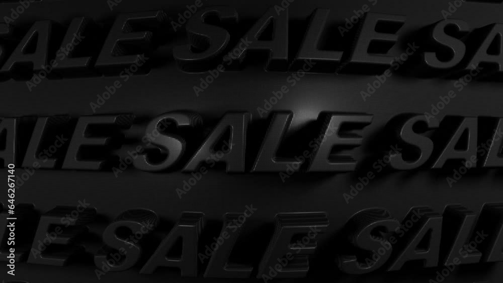 Restrained elegance banner for sales on Black Friday. 3D banner for shops, web. Restrained elegance banner for sales on Black Friday. 3D banner for shops, web.