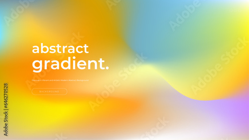 Modern colorful gradient abstract background © Badr Warrior