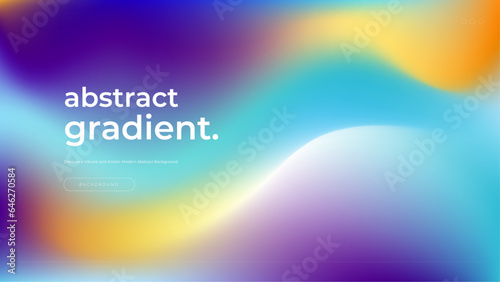 Abstract background colorful gradient vector