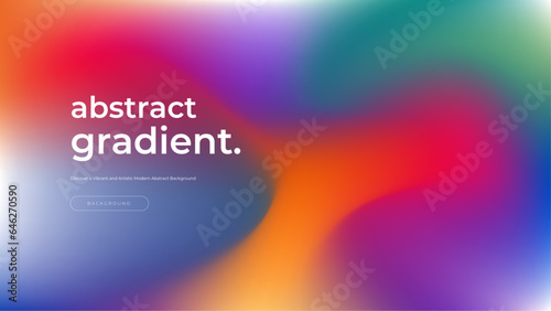 Vector abstract colorful blend gradient background © Badr Warrior