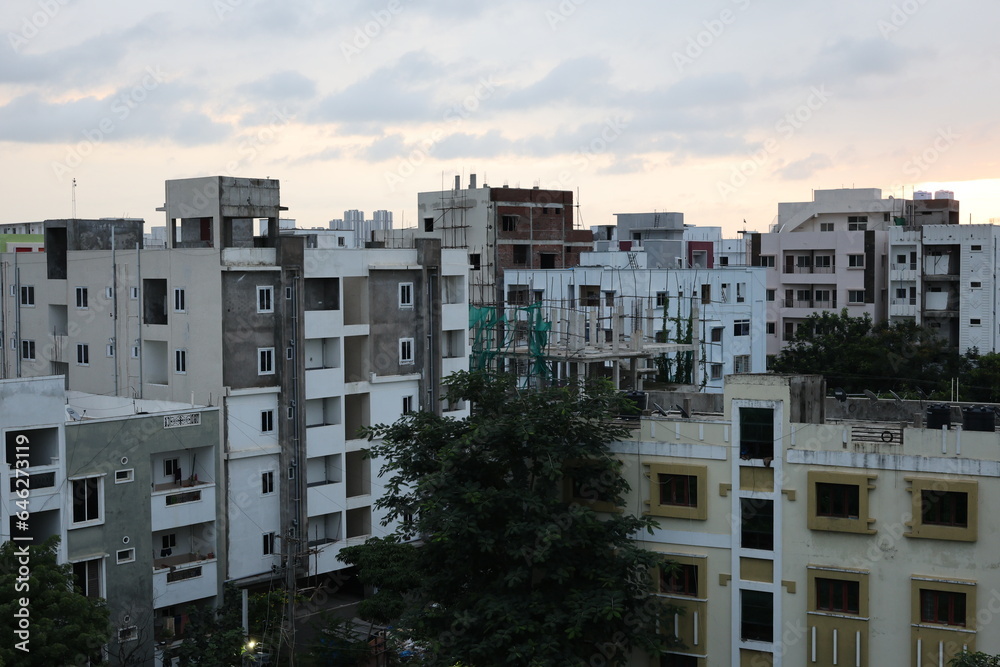 Urban mess in Hyderabad, Telangana, India