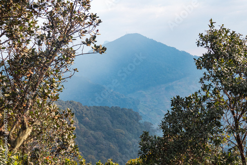 Scenic view of Bondwa Peak in the Uluguru Mountain Range seen from Lupnaga Peak Trail in Morogoro Region, Tanzania