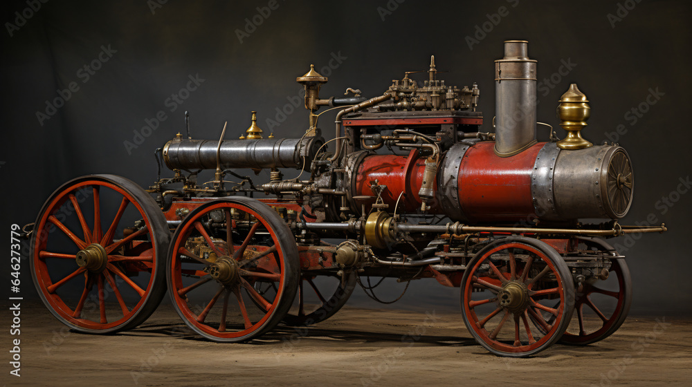 Steam Car end 18th century