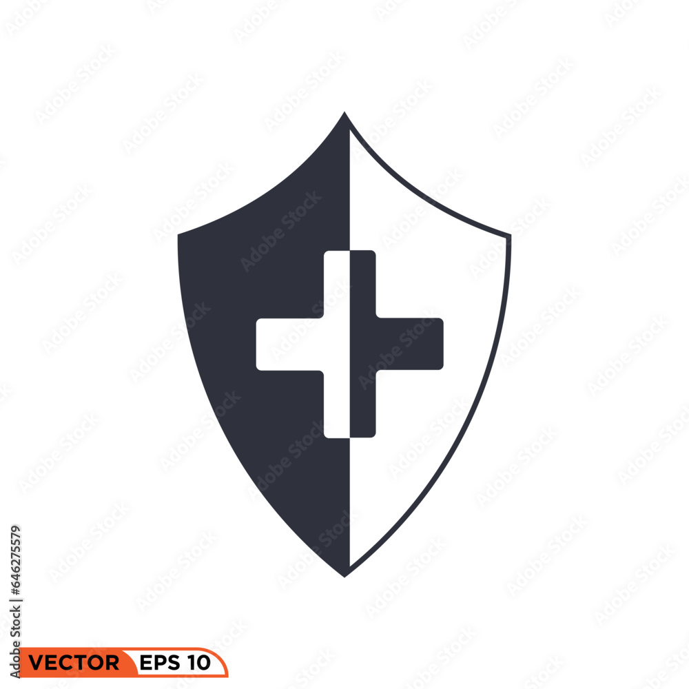 Obraz premium Icon vector graphic of Shield