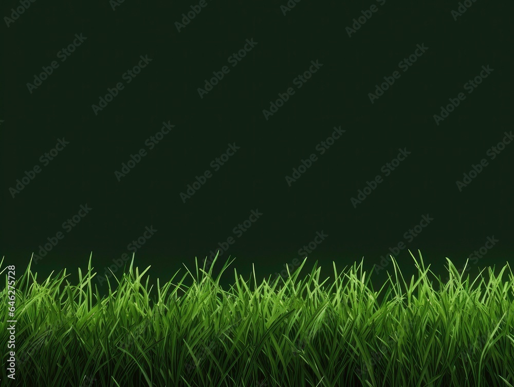 Close-up of vibrant green blades of grass set against a crisp background.