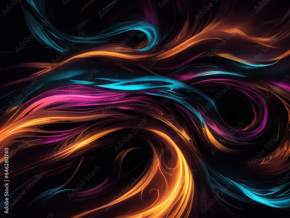 Abstract fractal background a computer-generated 2D illustration, texture. Abstract fractal background a computer-generated 2D illustration, texture.