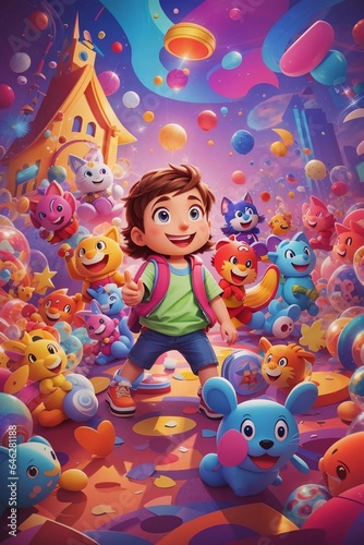 Colorful cartoon pictures