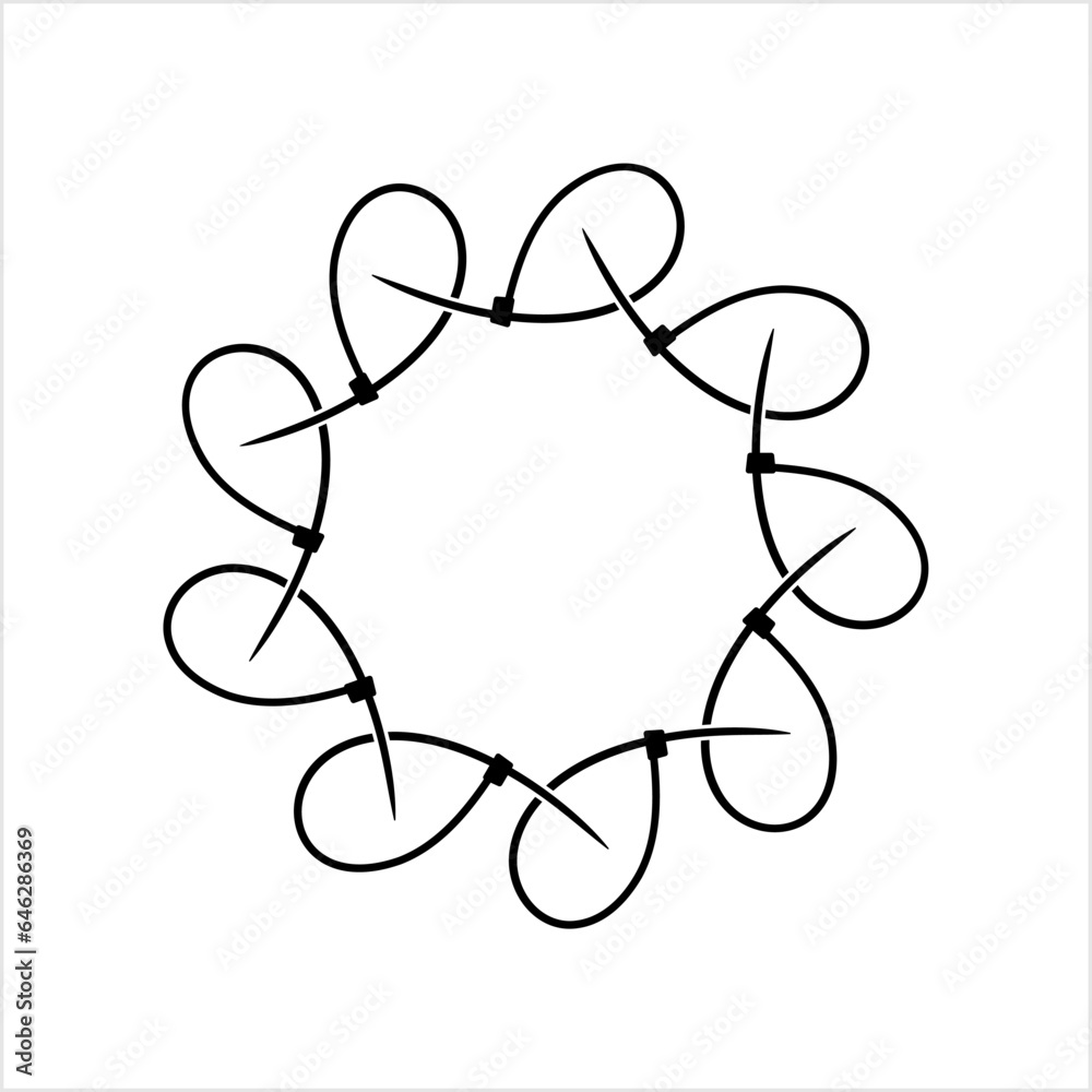 Cable Tie Icon M_2309001 Cable Tie Icon M_2309001