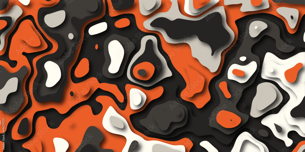 paper cut 3d render topography abstract ,beautiful color palette colors, waves and layers, flat fiber structures, holes, macro texture digital art ,background for desktop, vector illustration paper cut 3d render topography abstract ,beautiful color palette colors, waves and layers, flat fiber structures, holes, macro texture digital art ,background for desktop, vector illustration