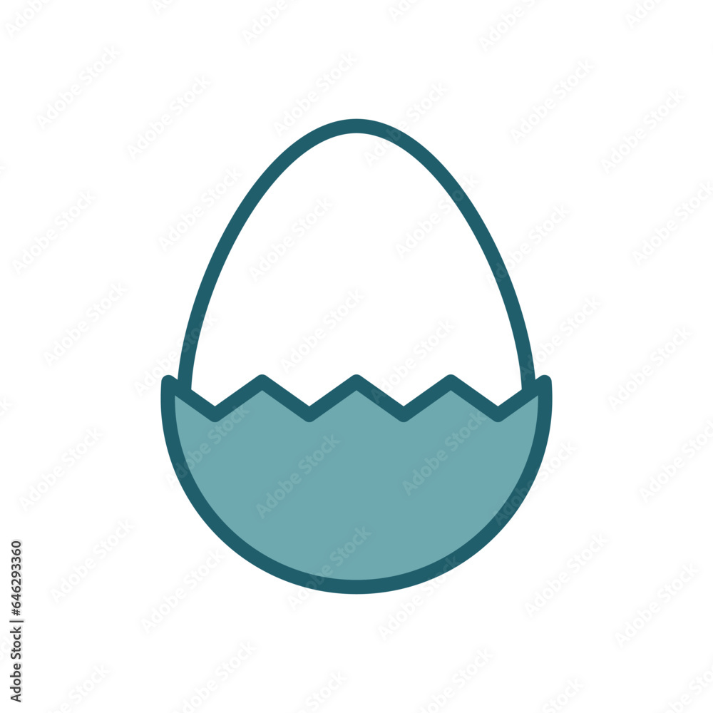 Fototapeta premium egg icon vector design template simple and clean
