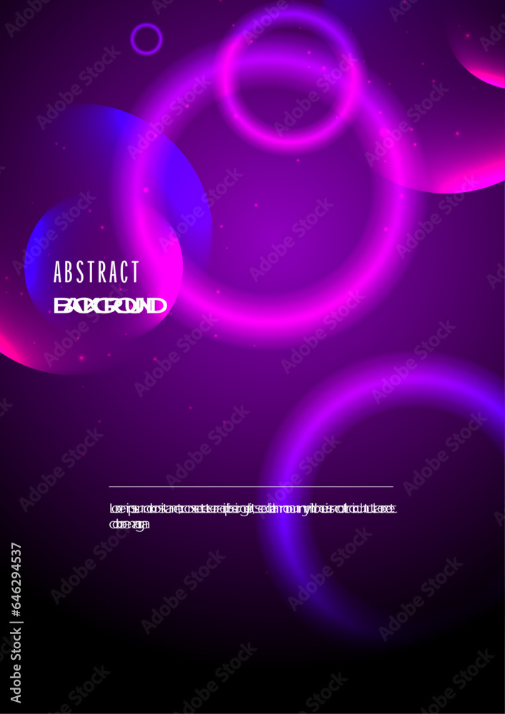 Obraz premium Vector colorful gradient abstract poster background template