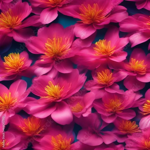 A vibrant  neon-colored flower with petals that seem to emit a soft  soothing glow3
