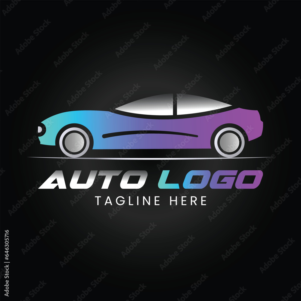 Car Illustration logo icon vector free download 