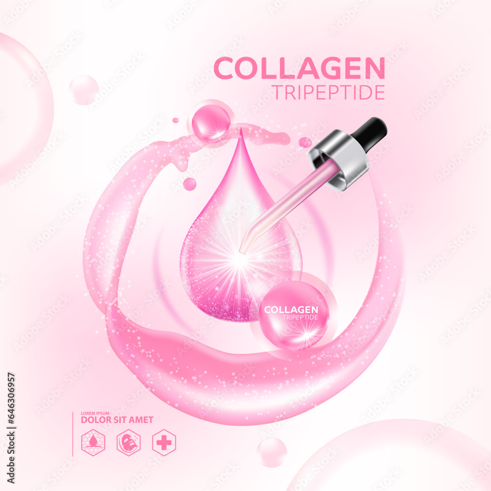 Collagen tripeptide Serum Skin Care Cosmetic Collagen tripeptide Serum Skin Care Cosmetic