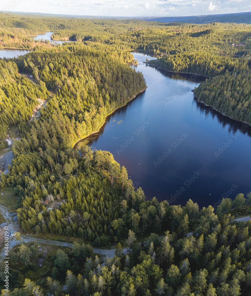Schwedische Seen Lanschaft