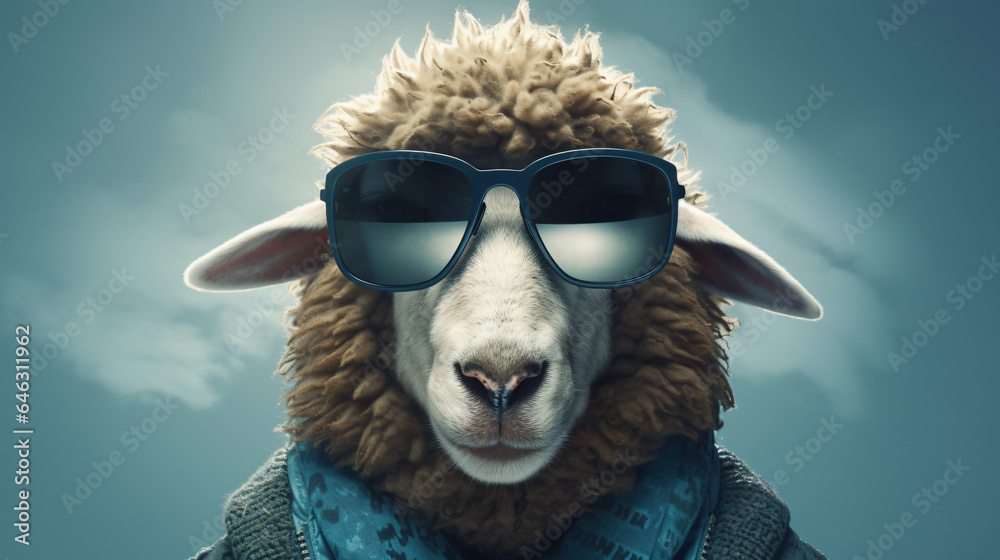 Cool modern sheep