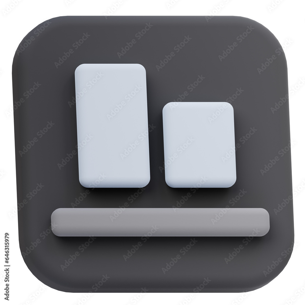 vertical align bottom pathfinder 3d icon design vertical align bottom pathfinder 3d icon design