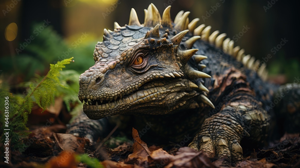 Fototapeta premium Dinosaurs. Prehistoric animals