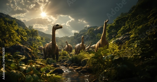 Dinosaurs. Prehistoric animals