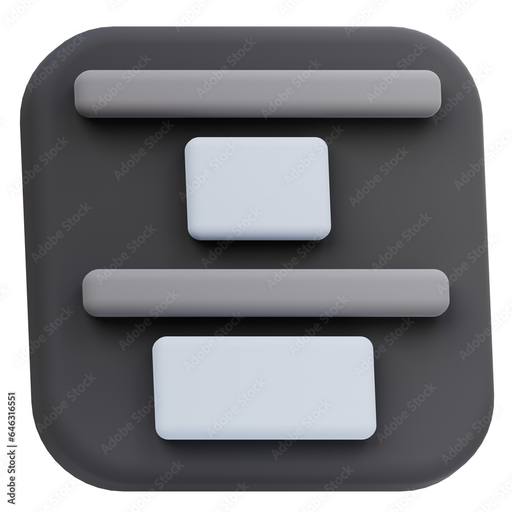 vertical distribute top pathfinder 3d icon design vertical distribute top pathfinder 3d icon design