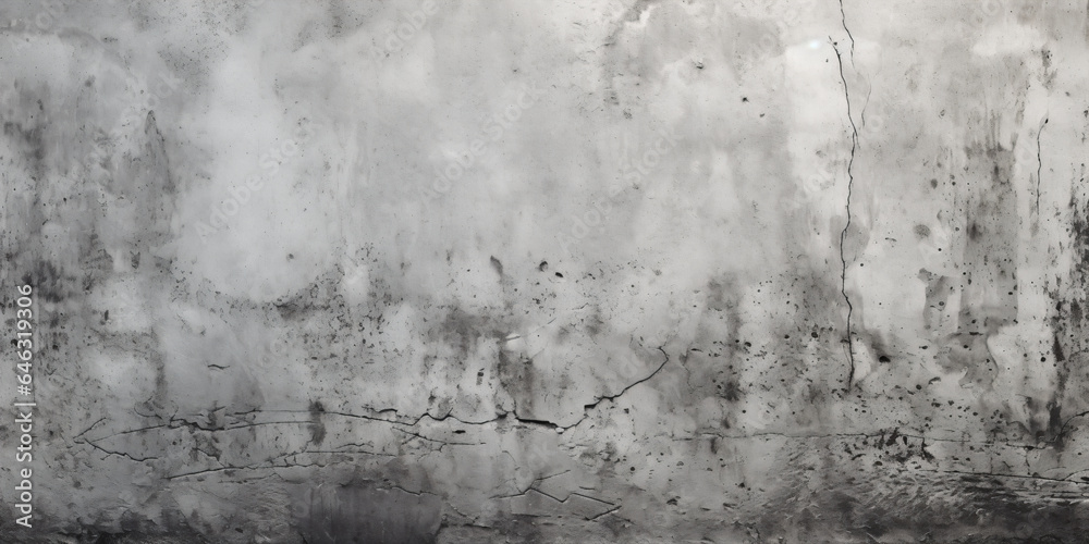 Concrete cement wall background wallpaper. Gray grunge stone surface texture - Generative AI