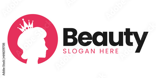 Beauty editable logo horizontal