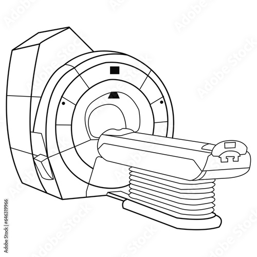 illustration of a ct scan  