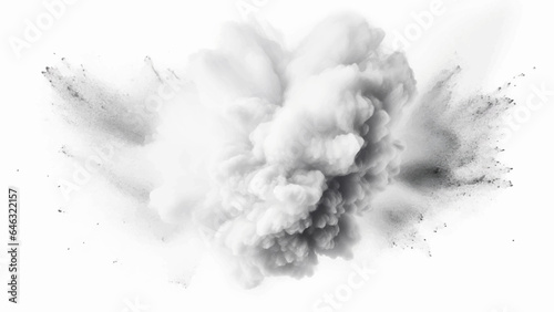 black and white sky abstract background. View on a soft white fluffy cloud as background texture. white powder texture background. White cloudy sky for background.