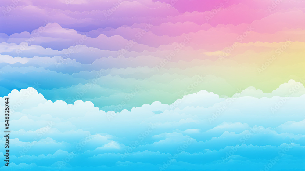 Gradient halftone abstract background. sky and cloud